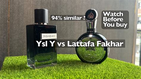 ysl y edp vs lattafa fakhar